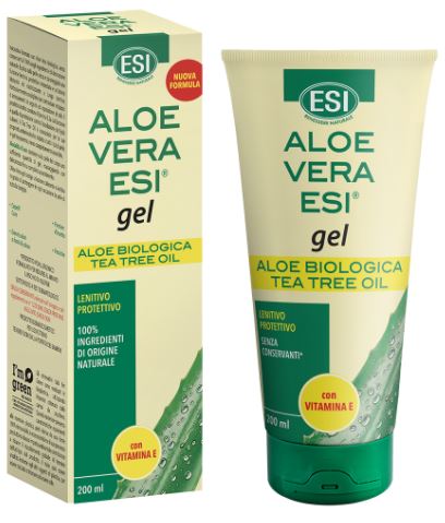 ESI ALOE VERA GEL VITAMINA E + TEA TREE 200 ML - Fontenova srl