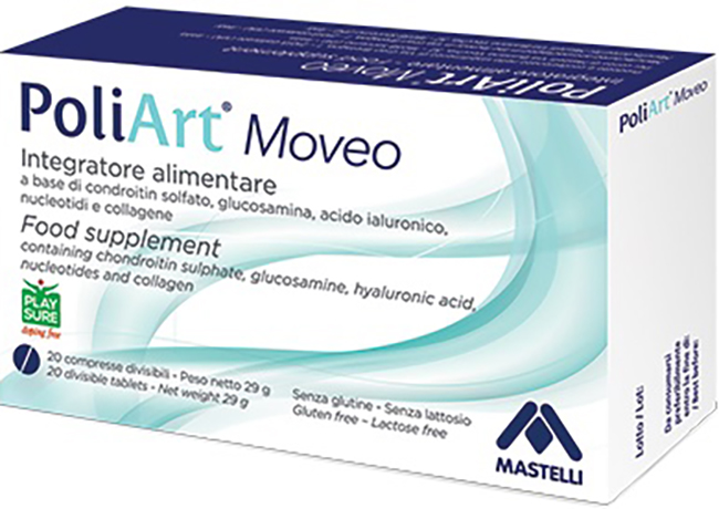 POLIART MOVEO 20 COMPRESSE DIVISIBILI NON RIVESTITE - Fontenova srl