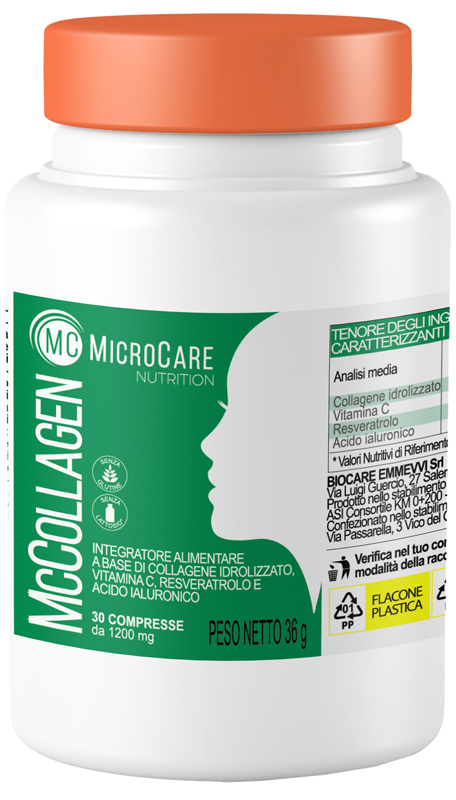 MICROCARE NUTRITION MC COLLAGEN 30 COMPRESSE DA 1200 MG - Fontenova srl