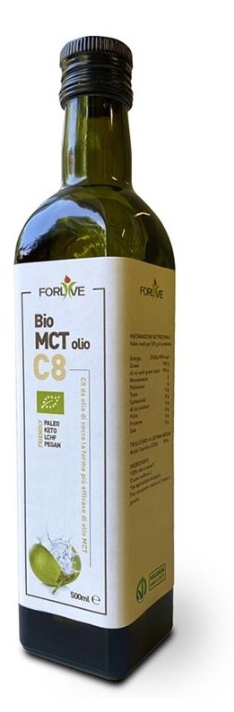 MCT OLIO C8 BIO 500 ML - Fontenova srl