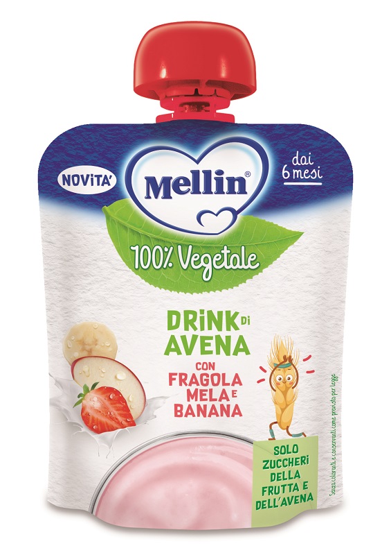 MELLIN POUCH AVENA MELA FRAGOLA BANANA 90 G - Fontenova srl