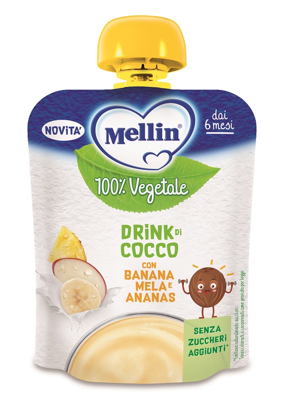 MELLIN POUCH COCCO MELA BANANA ANANAS 90 G - Fontenova srl