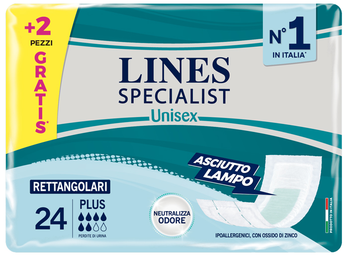 LINES SPECIALIST RETTANGOLARE 22+2 PEZZI - Fontenova srl