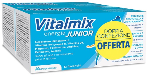 VITALMIX JUNIOR 12 FLACONCINI DA 12 ML BIPACK - Fontenova srl