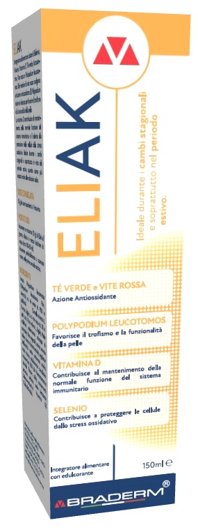 ELIAK 30 BUSTINE DA 5 ML BRADERM - Fontenova srl
