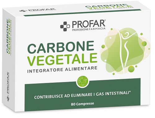 PROFAR CARBONE VEGETALE 80 COMPRESSE - Fontenova srl