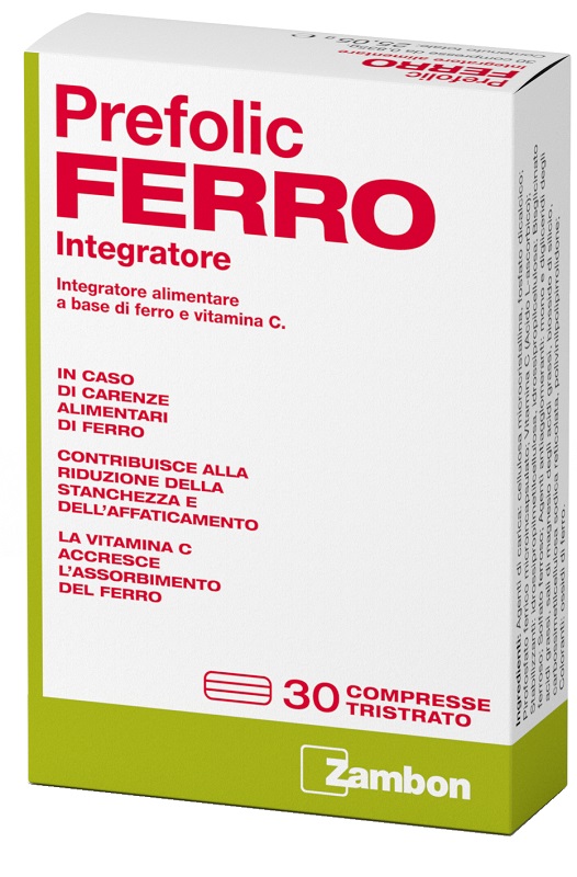 PREFOLIC FERRO 30 COMPRESSE - Fontenova srl