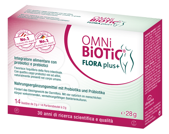 OMNI BIOTIC FLORA PLUS+ 14 BUSTINE DA 2 G - Fontenova srl