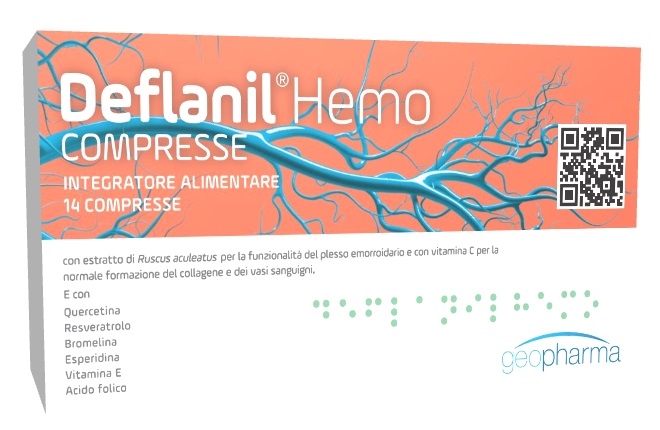 DEFLANIL HEMO 14 COMPRESSE - Fontenova srl