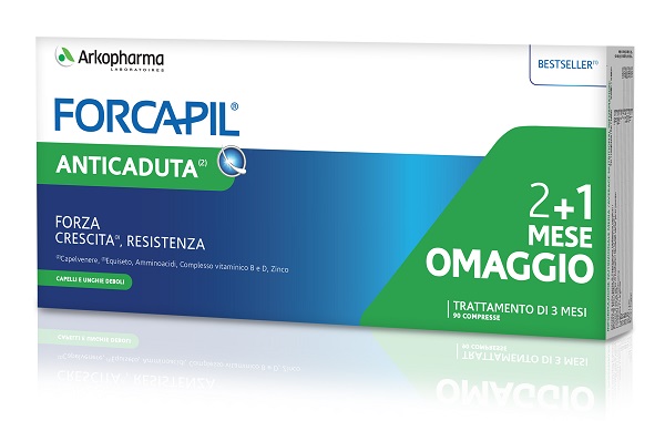 FORCAPIL ANTICADUTA 90CPR 2+1 MESE IN OMAGGIO - Fontenova srl