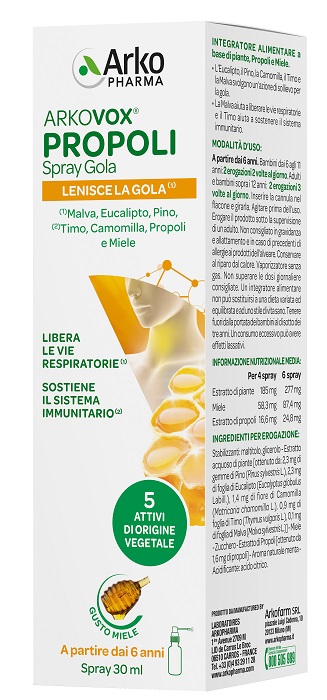 ARKOVOX PROPOLI SPRAY 30 ML - Fontenova srl