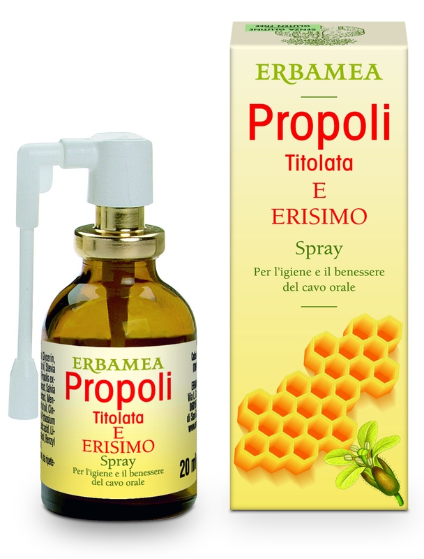 PROPOLI ERISIMO TITOLATA SPRAY 20 ML - Fontenova srl