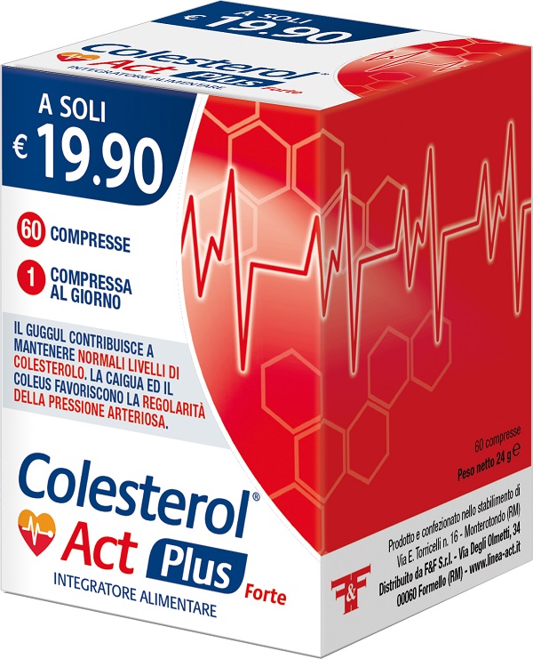 COLESTEROL ACT PLUS FORTE 60 COMPRESSE - Fontenova srl