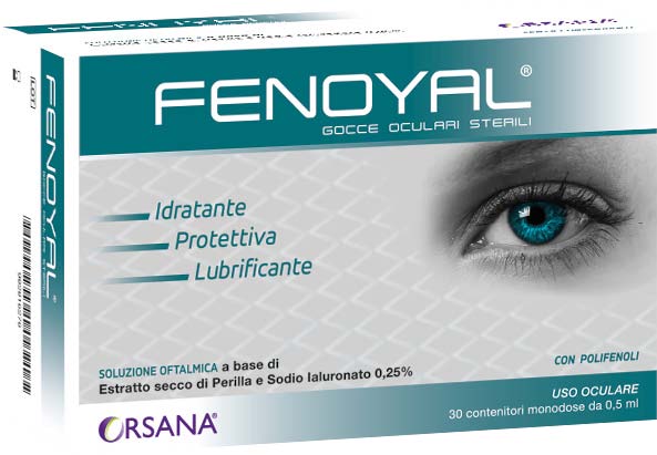 GOCCE OCULARI FENOYAL 30 CONTENITORI MONODOSE DA 0,5 ML - Fontenova srl