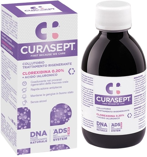 CURASEPT COLLUTORIO ADS DNA TRATTAMENTO RIGENERANTE 200 ML - Fontenova srl