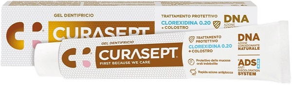 CURASEPT GEL DENTIFRICIO ADS DNA TRATTAMENTO PROTETTIVO 75 ML - Fontenova srl