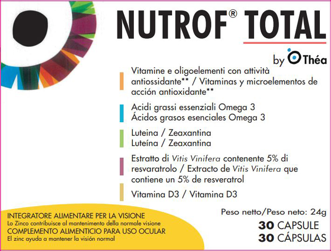 NUTROF TOTAL 30 CAPSULE - Fontenova srl