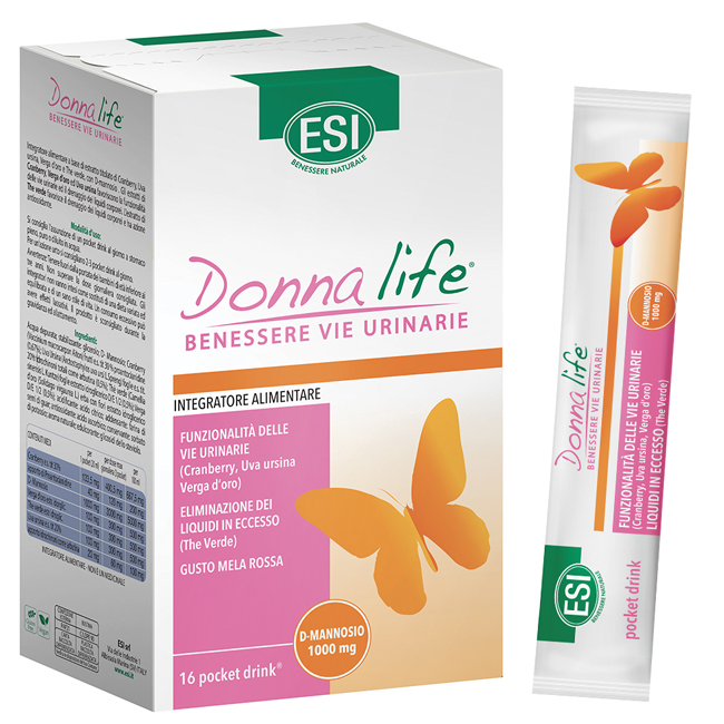 ESI DONNA LIFE VIE URINARIE 16 POCKET DRINK - Fontenova srl
