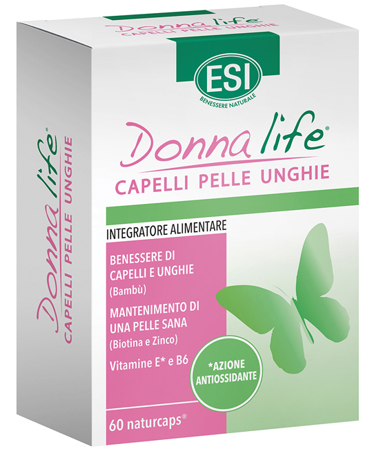 ESI DONNA LIFE CAPELLI PELLE UNGHIE 60 NATURCAPS - Fontenova srl