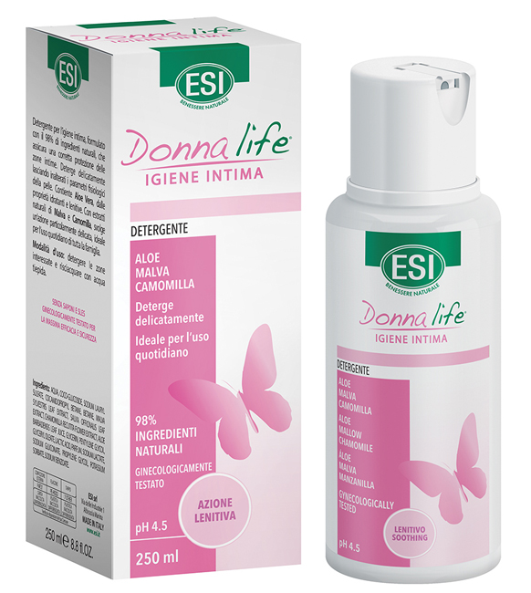 ESI DONNA LIFE DETERGENTE INTIMO LENITIVO 250 ML - Fontenova srl
