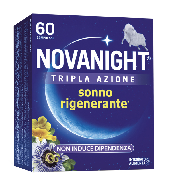 NOVANIGHT TRIPLA AZIONE SONNO RIGENERANTE 60 COMPRESSE - Fontenova srl