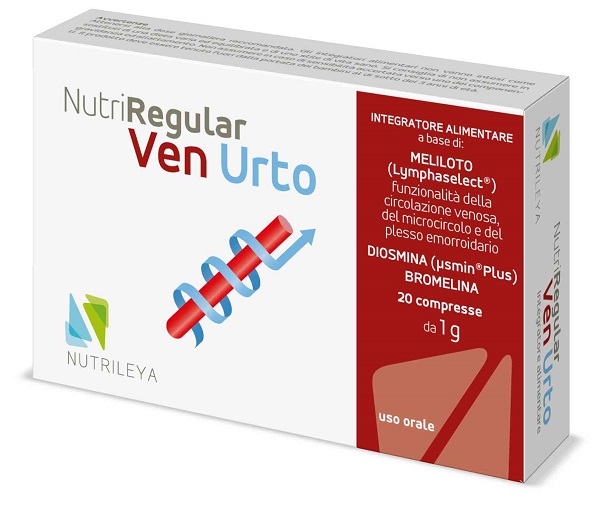 NUTRIREGULAR VEN URTO 20 COMPRESSE - Fontenova srl