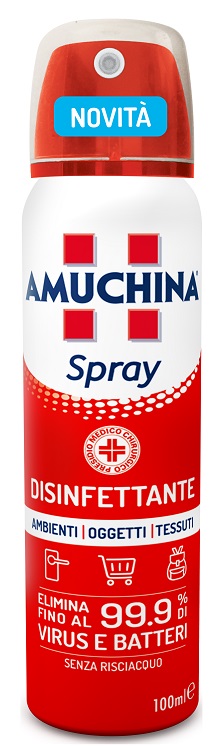 AMUCHINA SPRAY AMBIENTI OGGETTI TESSUTI 100 ML - Fontenova srl
