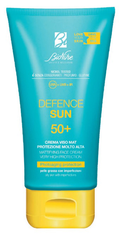 DEFENCE SUN CREMA VISO MAT SPF50+ PROTEZIONE MOLTO ALTA 50 ML - Fontenova srl