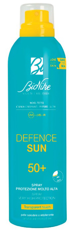 DEFENCE SUN SPRAY TRANSPARENT TOUCH 50+ 200 ML - Fontenova srl