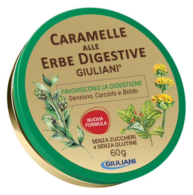 CARAMELLE DIGESTIVE SENZA ZUCCHERO NUOVA FORMULAZIONE 60 G - Fontenova srl