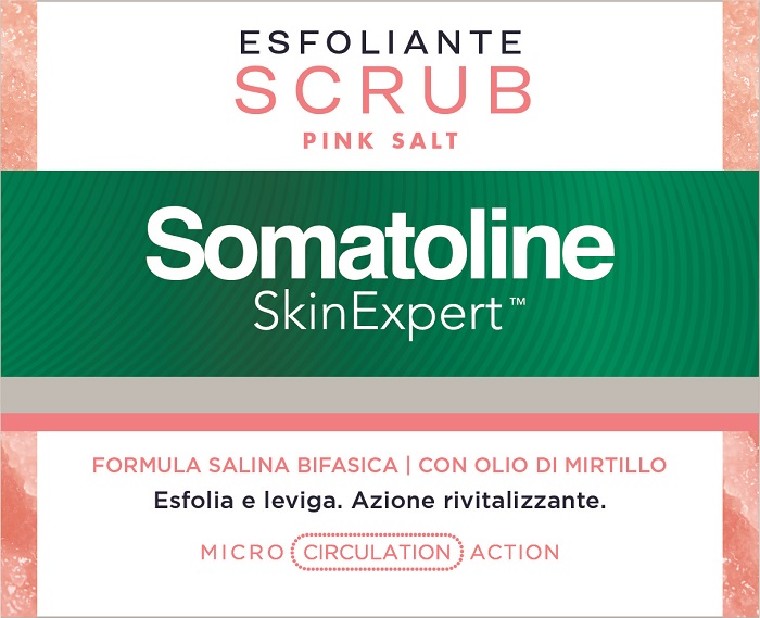 SOMATOLINE SKIN EXPERT SCRUB PINK SALT 350 G - Fontenova srl