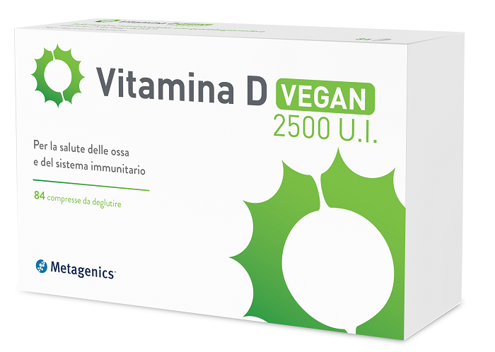 VITAMINA D 2500 UI VEGAN 84 COMPRESSE - Fontenova srl