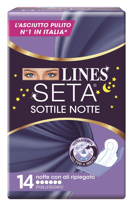 LINES SETA SOTTILE NOTTE CON ALI 14 PEZZI - Fontenova srl