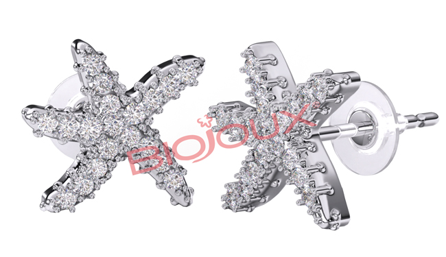 BJT260 ORECCHINO STARFISH 10 MM - Fontenova srl