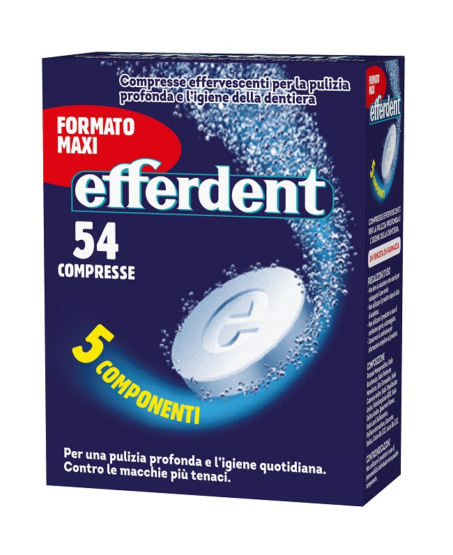 EFFERDENT 54 COMPRESSE EFFERVESCENTI - Fontenova srl