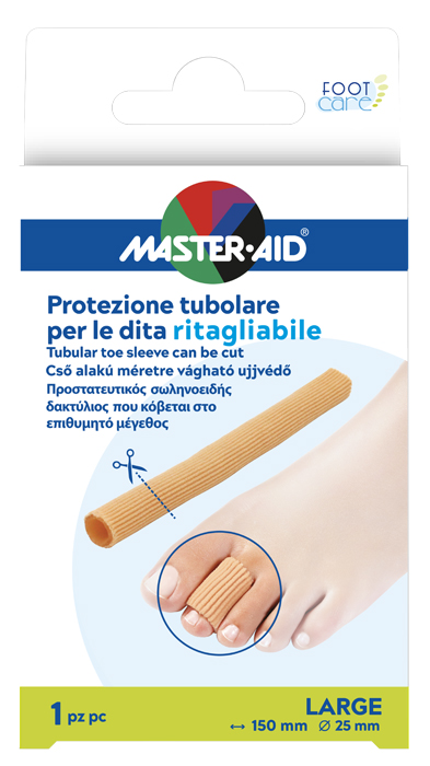 PROTEZIONE TUBOLARE MASTER-AID FOOTCARE RITAGLIABILE 15 CM 25 MM LARGE C8 - Fontenova srl