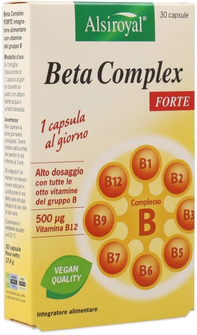 BETA COMPLEX FORTE 30 CAPSULE SENZA GLUTINE NATURALMENTE PRIVO DI LATTOSIO - Fontenova srl
