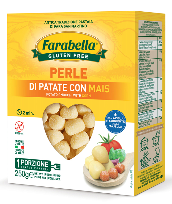 FARABELLA PERLE PATATE MAIS 250 G - Fontenova srl