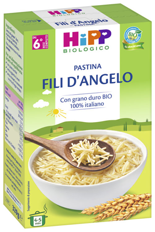 HIPP BIO PASTINA FILI D'ANGELO 320 G - Fontenova srl