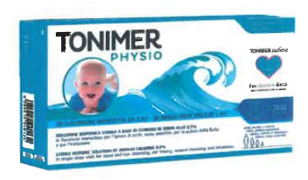 TONIMER PHYSIO MONODOSE SOLUZIONE ISOTONICA MULTIFUNZIONE A BASE DI CLORURO DI SODIO 0,9% 20 FLACONCINI 5 ML PROMO - Fontenova srl