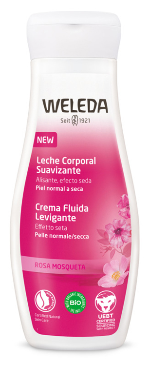 CREMA FLUIDA LEVIGANTE ROSA MOSQUETA 200 ML - Fontenova srl