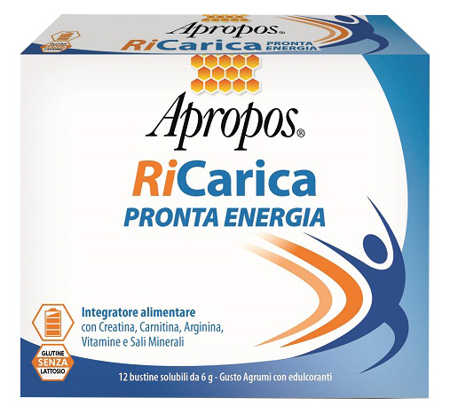 APROPOS RICARICA PRONTA ENERGIA 12 BUSTINE 6 G - Fontenova srl