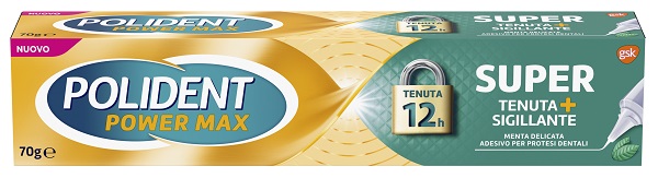 POLIDENT SUPER TENUTA+SIGILLANTE MENTA DELICATA ADESIVO PROTESI DENTALE 70 G - Fontenova srl