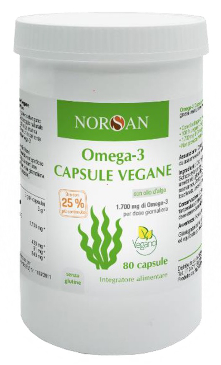 NORSAN OMEGA 3 VEGANO 80 CAPSULE - Fontenova srl