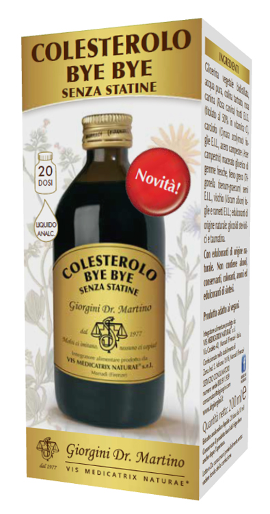 COLESTEROLO BYE BYE SENZA STATINE 200 ML - Fontenova srl