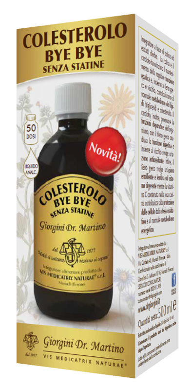 COLESTEROLO BYE BYE SENZA STATINE 500 ML - Fontenova srl