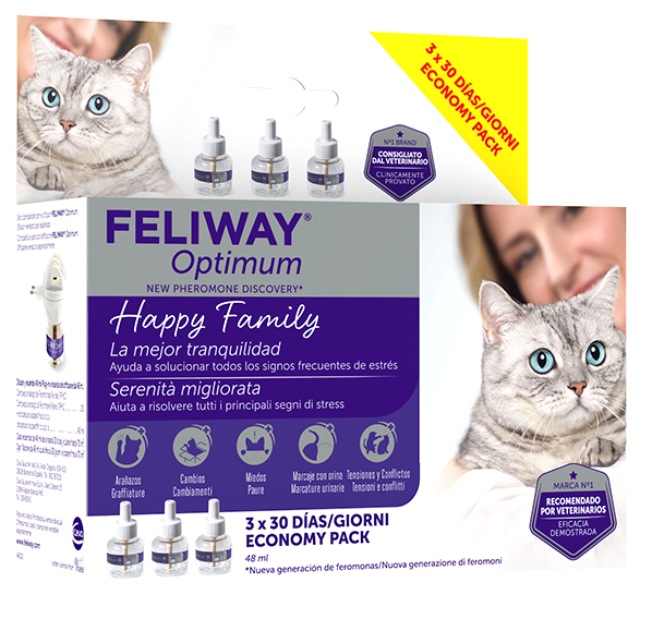 FELIWAY OPTIMUM REFILL 3X48 ML - Fontenova srl