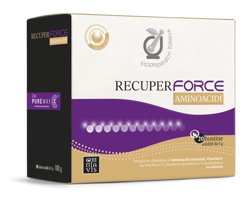 FITOPREPARATORI ITALIANI RECUPERFORCE AMINOACIDI 20 BUSTINE - Fontenova srl