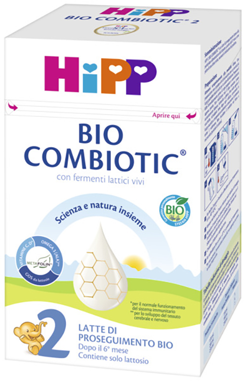 HIPP LATTE 2 COMBIOTIC 600 G BIO - Fontenova srl