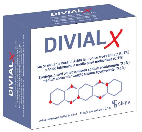 GOCCE OCULARI DIVIAL X 30 FIALE MONODOSE RICHIUDIBILI DA 0,5 ML - Fontenova srl